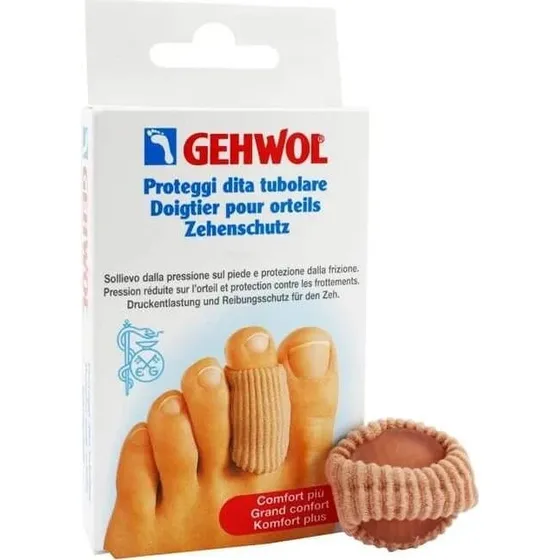 Gehwol Protezione Dita Tubolare con Gel Polimerico - 2 Pezzi