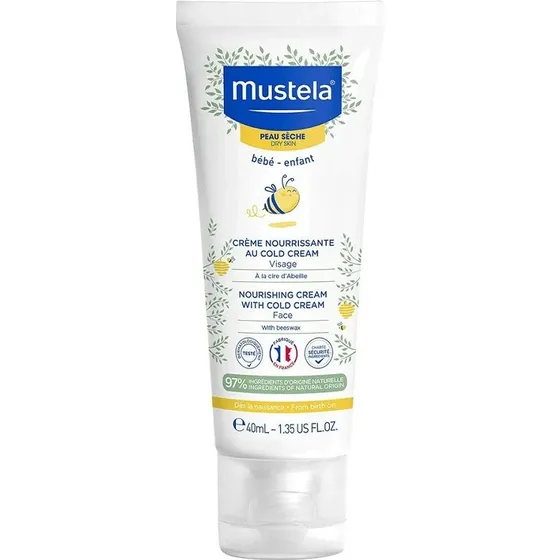 Mustela Crema Nutritiva Viso Cold Cream per Neonati e Bambini 40ml