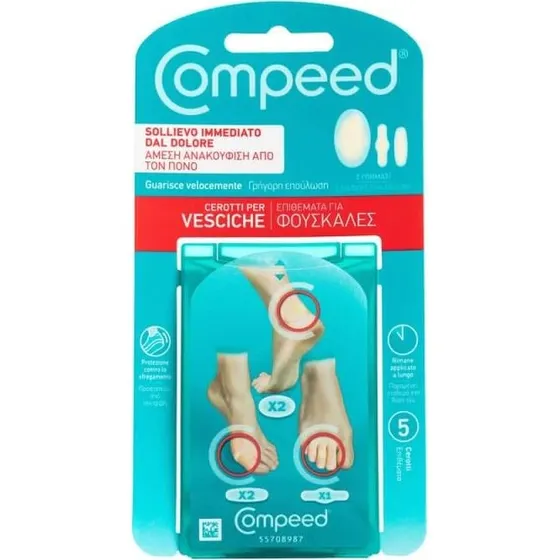 Compeed Cerotti per Vesciche Misto 5 Pezzi