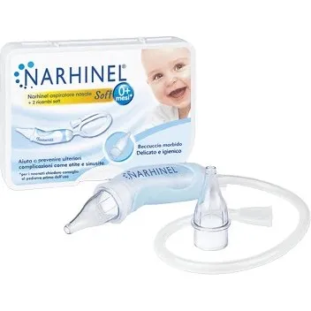 Narhinel Aspiratore Nasale Soft con 2 Ricambi