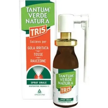 Tantum Verde Natura Tris Spray Orale 15 ml