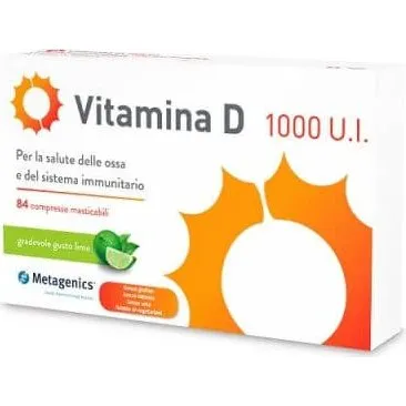 Metagenics Vitamina D 1000 UI - 84 Compresse Masticabili
