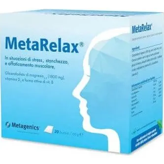 Metarelax Metagenics Integratore Magnesio e Vitamine 20 Bustine