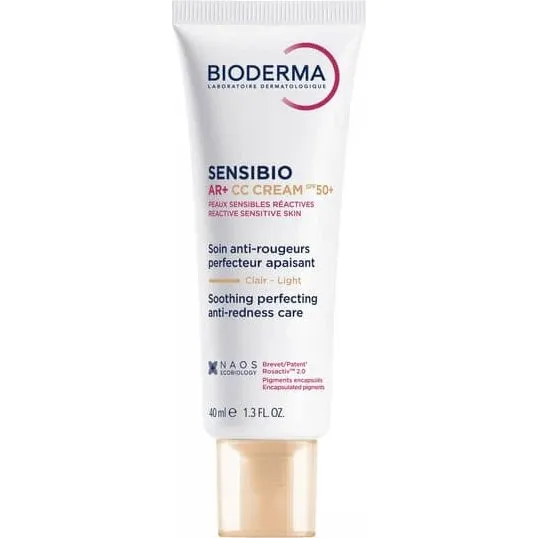 Bioderma Sensibio AR+ CC SPF 50+ Crema Lenitiva Tonalità Chiara 40ml