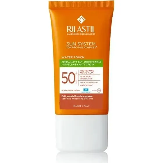 Rilastil Sun System Water Touch Mat SPF 50+ Emulsione Solare 50 ml