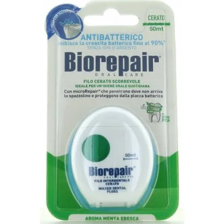 Biorepair Filo Interdentale Cerato con microRepair e Zinco PCA