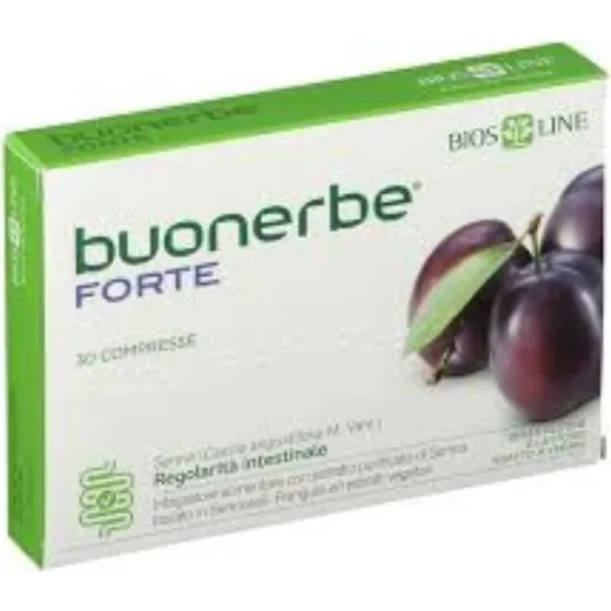 Biosline Buonerbe Forte - Integratore per il Transito Intestinale 30 Compresse