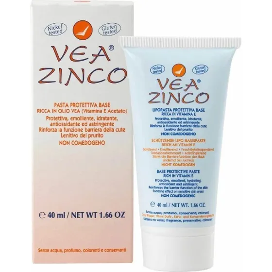 Hulka Vea Zinco Pasta Protettiva Base, 40 ml