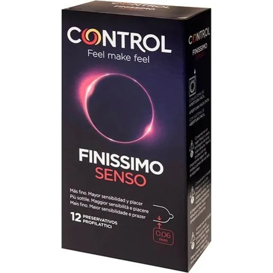 Control Preservativi Finissimo Senso 0,06 mm - 12 Pezzi