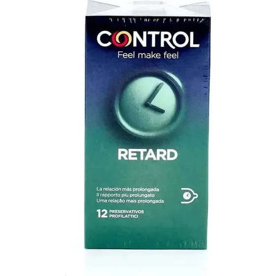 Control Retard Preservativi con Effetto Ritardante 12 pezzi