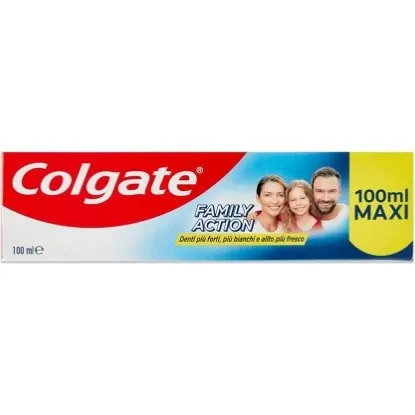 Colgate Family Action Dentifricio a Base di Calcio 100 ml
