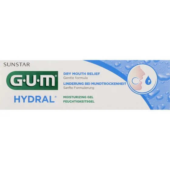 Sunstar GUM Hydral Gel Idratante per Bocca Secca 50 ml