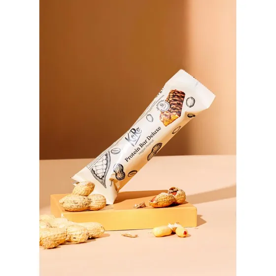 Barretta Proteica Deluxe Vegan alle Arachidi 55g