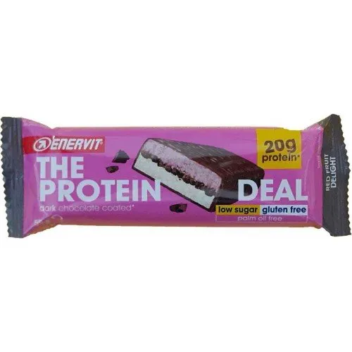 Enervit The Protein Deal Barretta Proteica Cioccolato e Vaniglia 55g