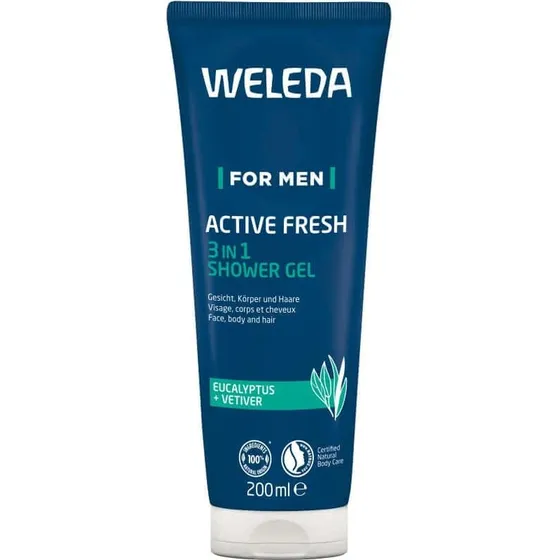 Weleda For Men Active Fresh Gel Doccia 3in1 200ml