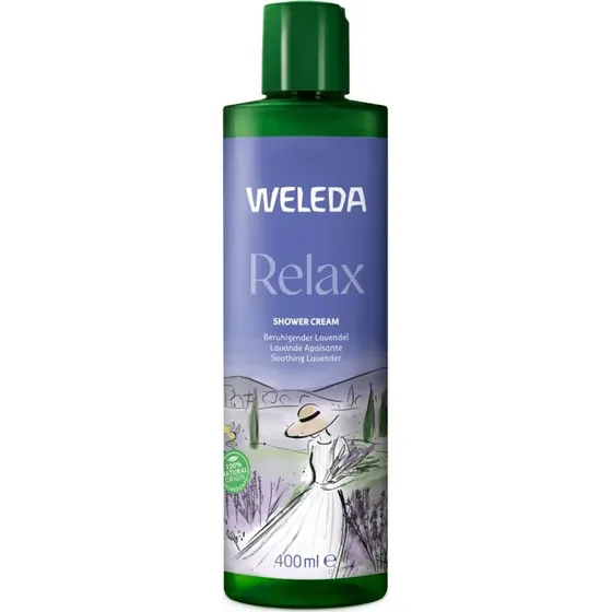 Weleda Relax Lozione Doccia Cremosa alla Lavanda, 400 ml
