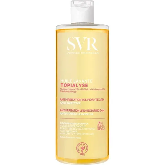 SVR Topialyse Olio Lavante Idratante per Pelle Sensibile 400 ml
