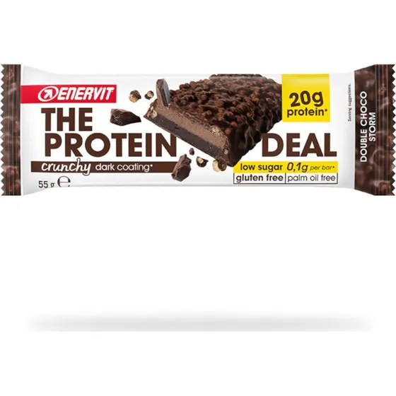 Enervit The Protein Deal Barretta Proteica Double Choco Storm 55g
