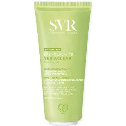 SVR Sebiaclear Crema Detergente Lenitiva per Pelle Acneica 200 ml