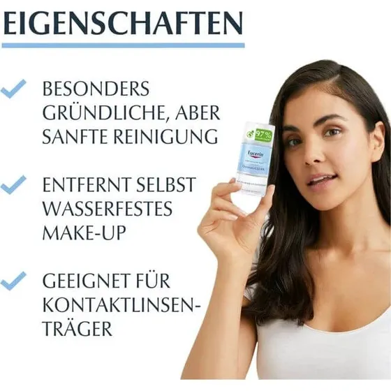 Eucerin DermatoClean Hyaluron Struccante Occhi Waterproof 125 ml