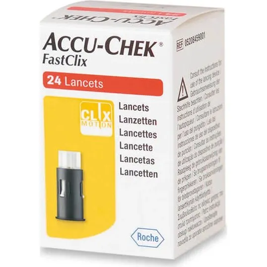 Accu-Chek Fastclix Lancette Pungidito - 24 Pezzi