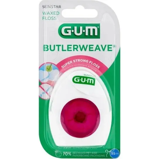 Gum Butlerweave Filo Interdentale Cerato 55 metri