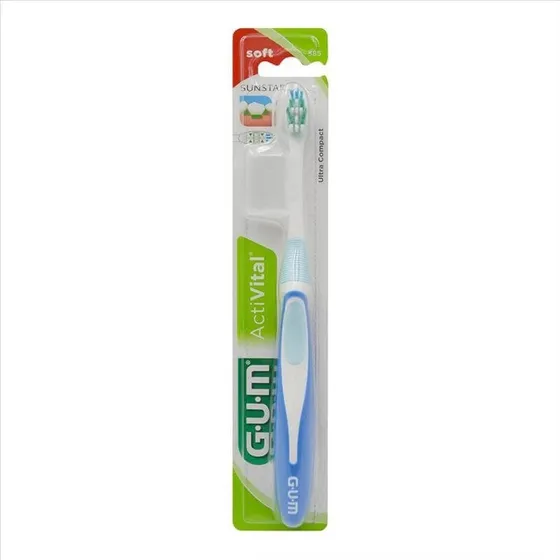 Gum Activital Spazzolino Morbido UltraCompat per la Salute Gengivale