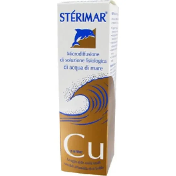 Sterimar Cu Spray Nasale Acqua di Mare per Naso Sensibile 100 ml