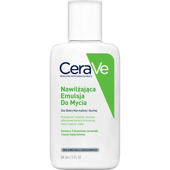 CeraVe Emulsione Detergente Idratante per Pelle Normale e Secca, 88ml