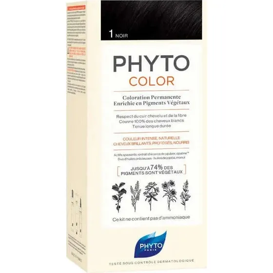 Phyto Phytocolor 1 Colorazione Permanente Nero