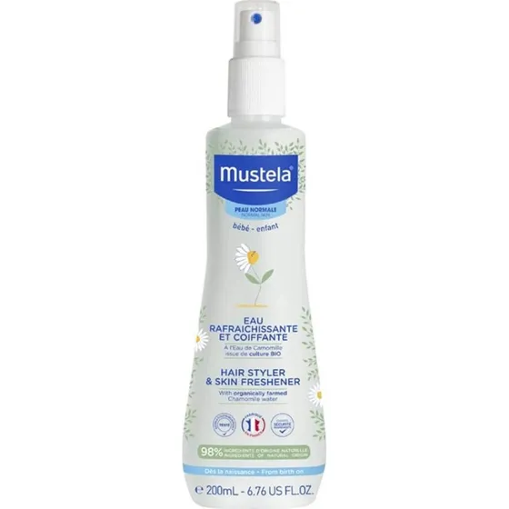 Mustela Acqua Rinfrescante Districante Capelli, 200ml
