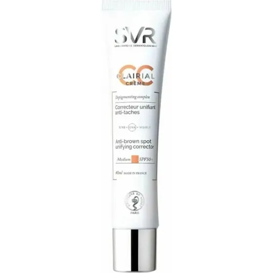 SVR Clairial CC SPF50+ Medium - Crema Colorata Anti-Macchia 40ml