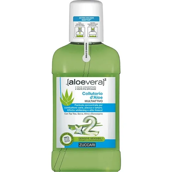 Zuccari AloeVera 2 Collutorio d'Aloe Multiattivo 250 ml