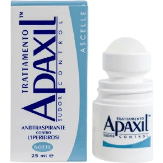 Apaxil Trattamento Notturno Controllo Sudorazione Ascelle 25 ml