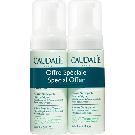 Caudalie Vinoclean Duo Schiuma Detergente 150 ml + 150 ml