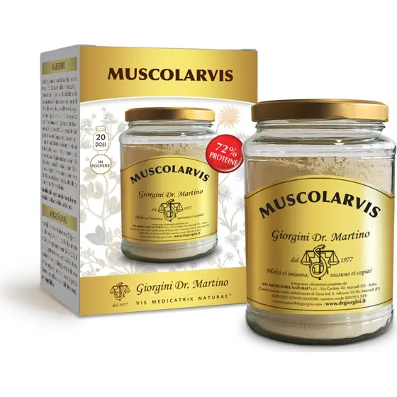 Dr Giorgini Muscolarvis Polvere 500g - Integratore Proteico