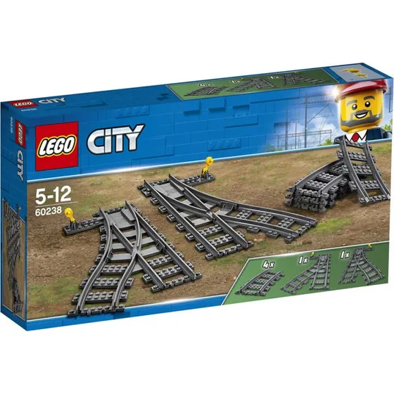 LEGO City Scambi 60238 - Deviatoi per binari treno