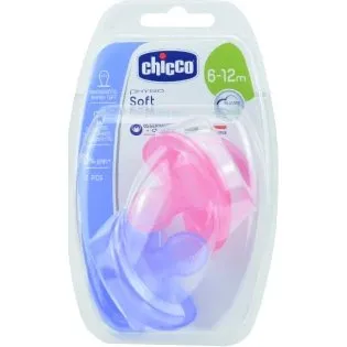 Chicco Succhietto in Silicone PhysioForma 6-16 Mesi - 2 Pezzi
