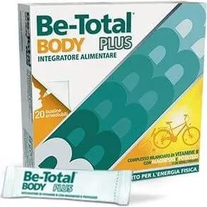 Be-Total Body Plus Integratore Vitamina B, Magnesio e Potassio 20 Bustine