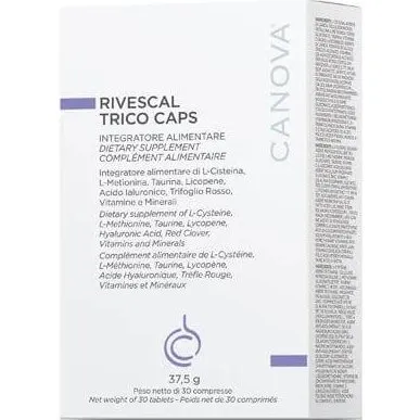 Rivescal Trico Caps Canova Integratore Capelli e Unghie 30 Compresse