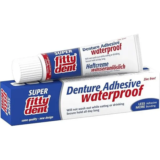 Dentaid Fittydent Super Adesivo per Dentiere, 40 g