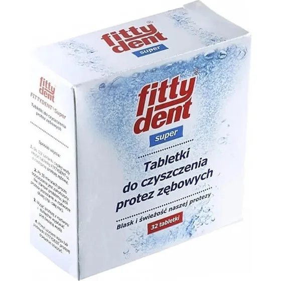 Fittydent Comprex Compresse Effervescenti per Pulizia Protesi, 32 pz