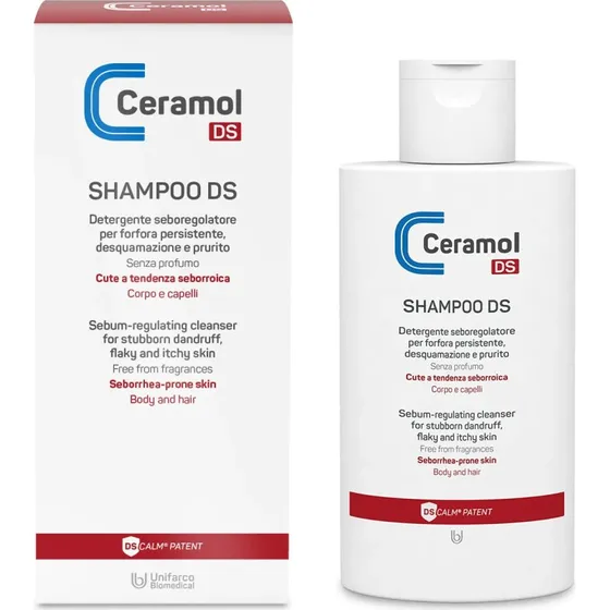 Ceramol Shampoo DS 200 ml - Detergente Seboregolatore