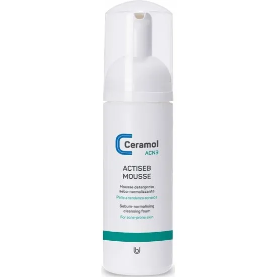 Ceramol Actiseb Mousse detergente sebo-normalizzante 150 ml