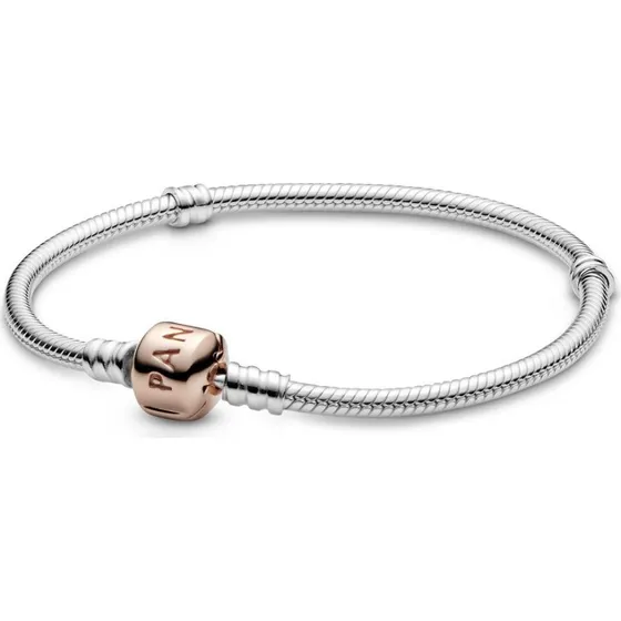Pandora Moments Bracciale Donna Argento 925 PANDORA Rose