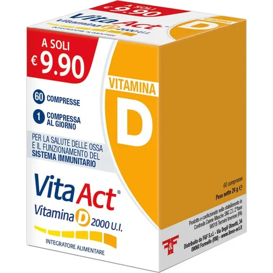 Vita Act Vitamina D 2000UI 60 Compresse