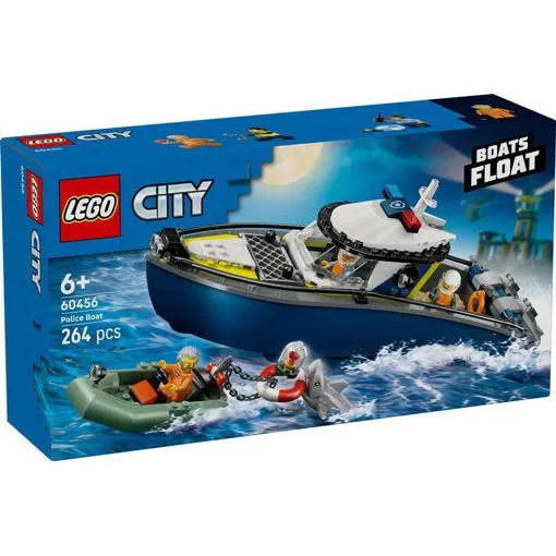 LEGO City Inseguimento Motoscafo della Polizia 60456