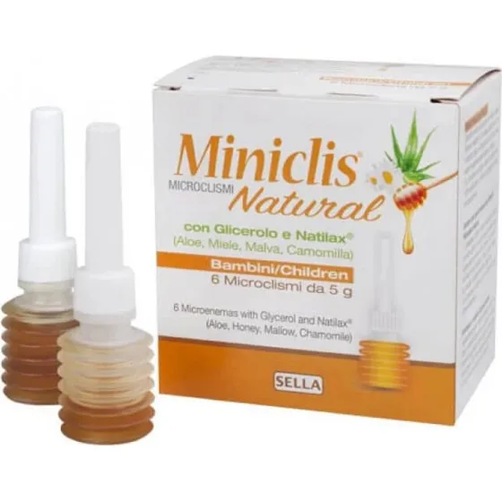 Miniclis® Natural Bambini 6 Microclismi
