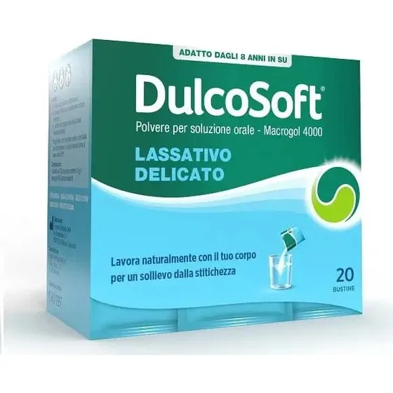 Dulcosoft Polvere per Soluzione Orale 20 Bustine