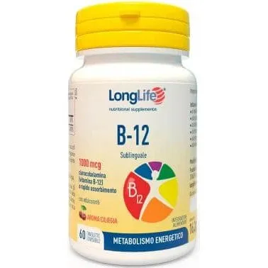 Longlife B12 1000 mcg 60 Compresse Sublinguali